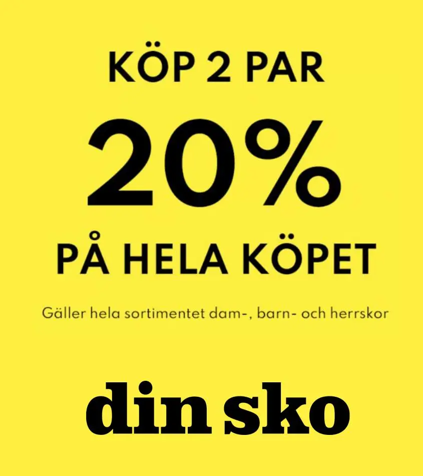 Köp 2 Par 20% - 1/12