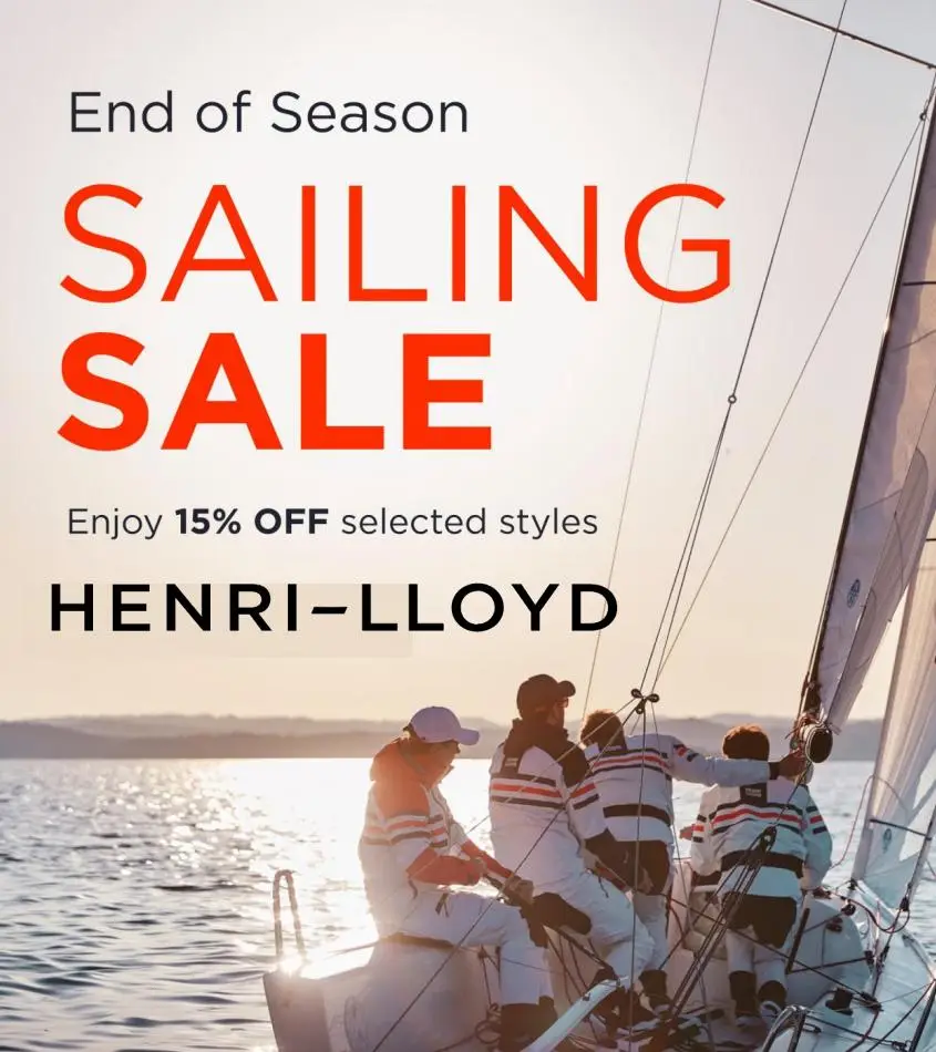 Sailing SALE - End of Season - 1/12