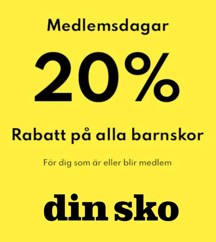 Medlemsdagar 20% - 1/12