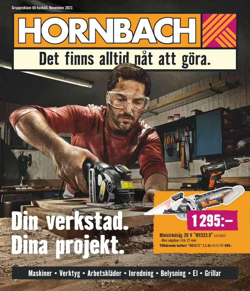 Hornbach Erbjudande November 2022 - 1/20