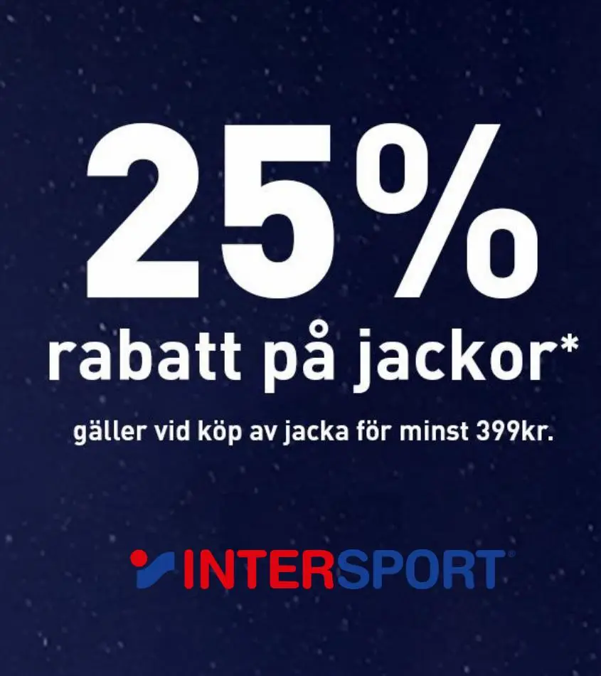 25% rabatt på jackor - 1/12