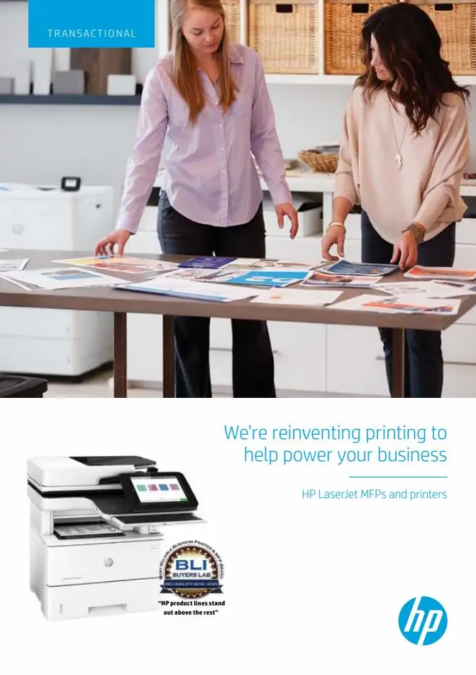 HP LaserJet MFPs and printers - 1/4