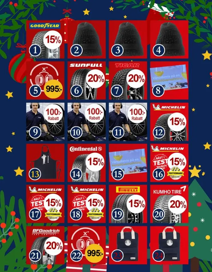 Euromaster Julkalender - 1/1