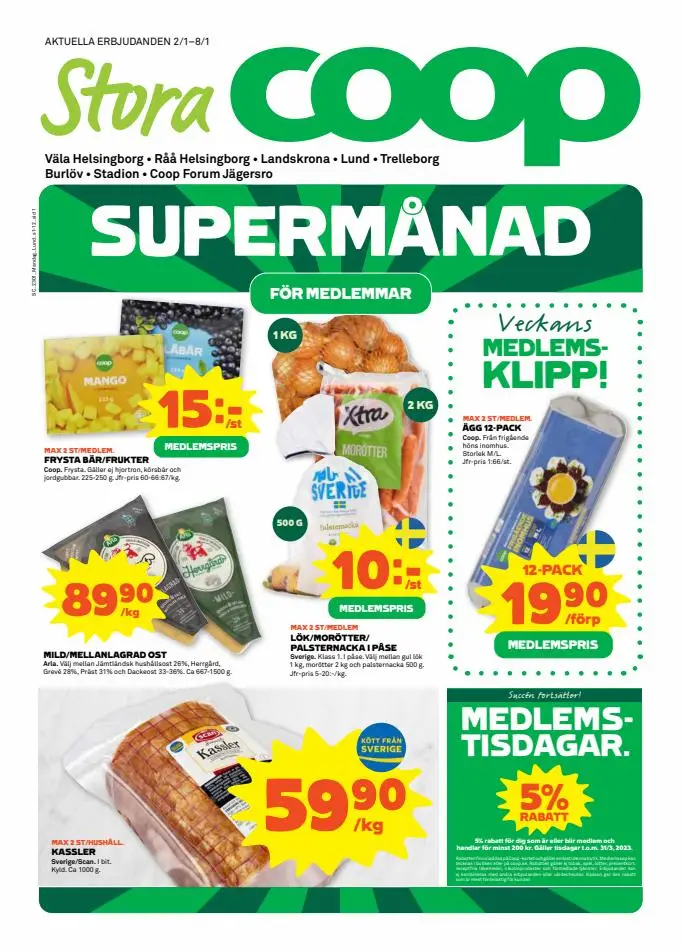 Stora Coop Erbjudanden - 1/12