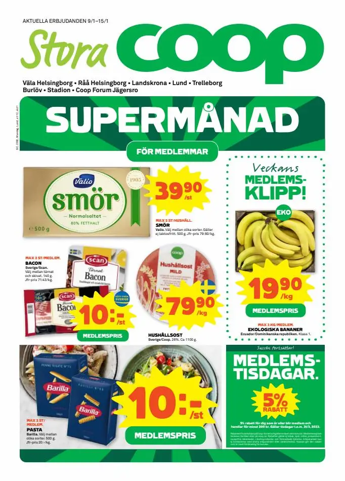 Stora Coop Erbjudanden - 1/12