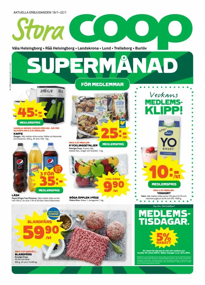 Stora Coop Erbjudanden - 1/12