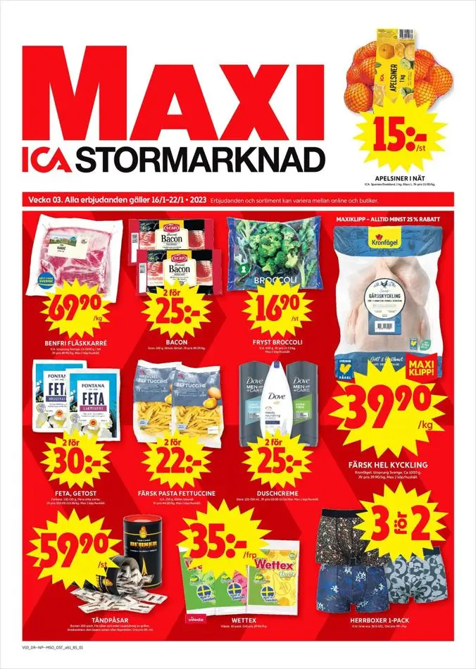 ICA Maxi Erbjudanden - 1/10