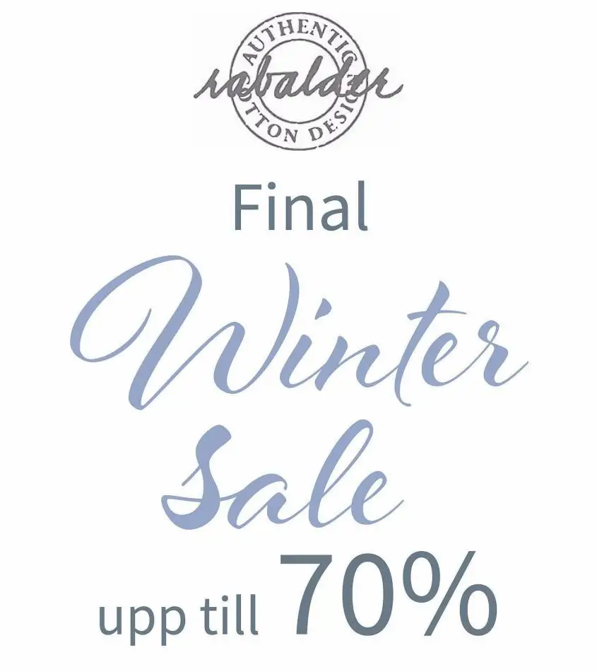 Final Winter Sale - 1/12