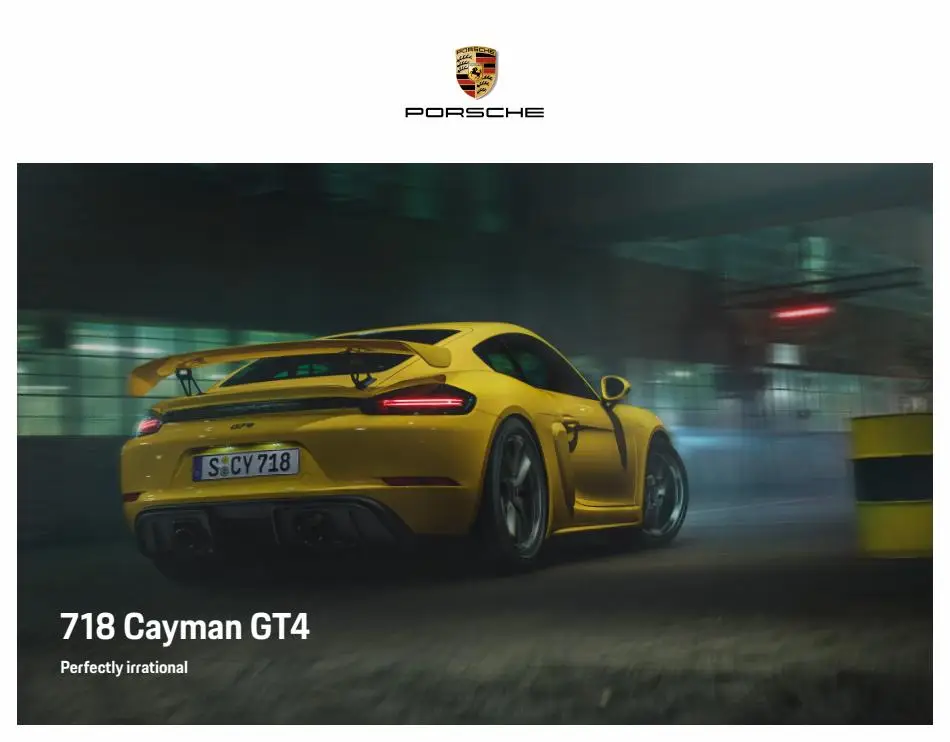 Porsche 718 Cayman GT4 - 1/50