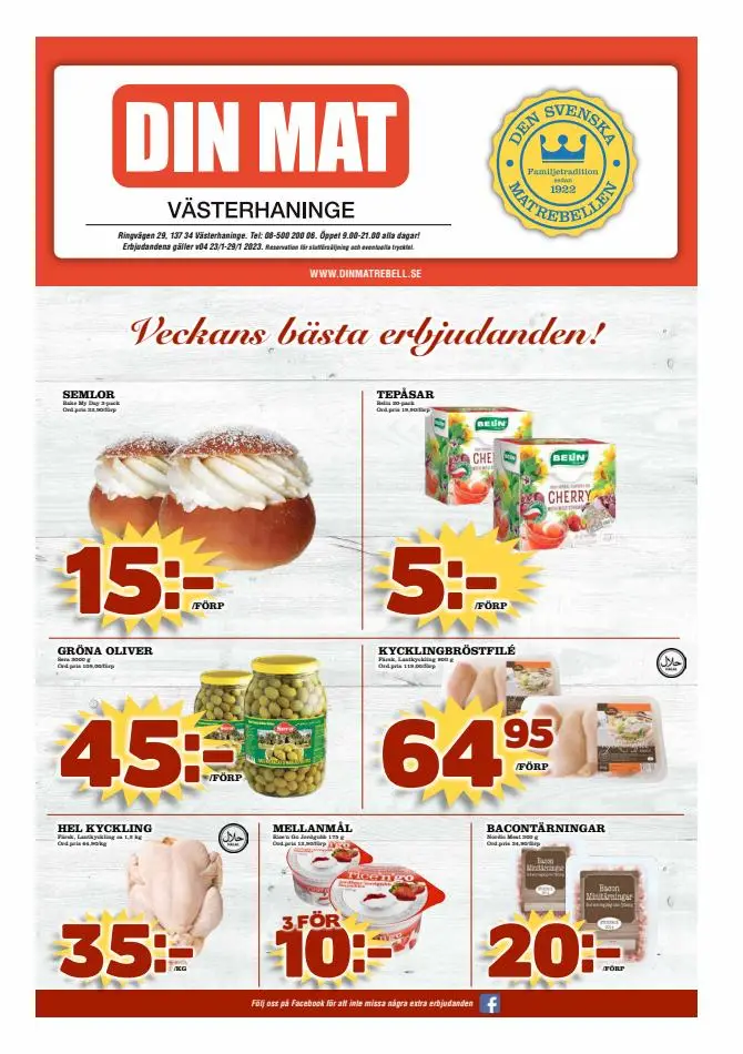 Din Mat reklambad - 1/8