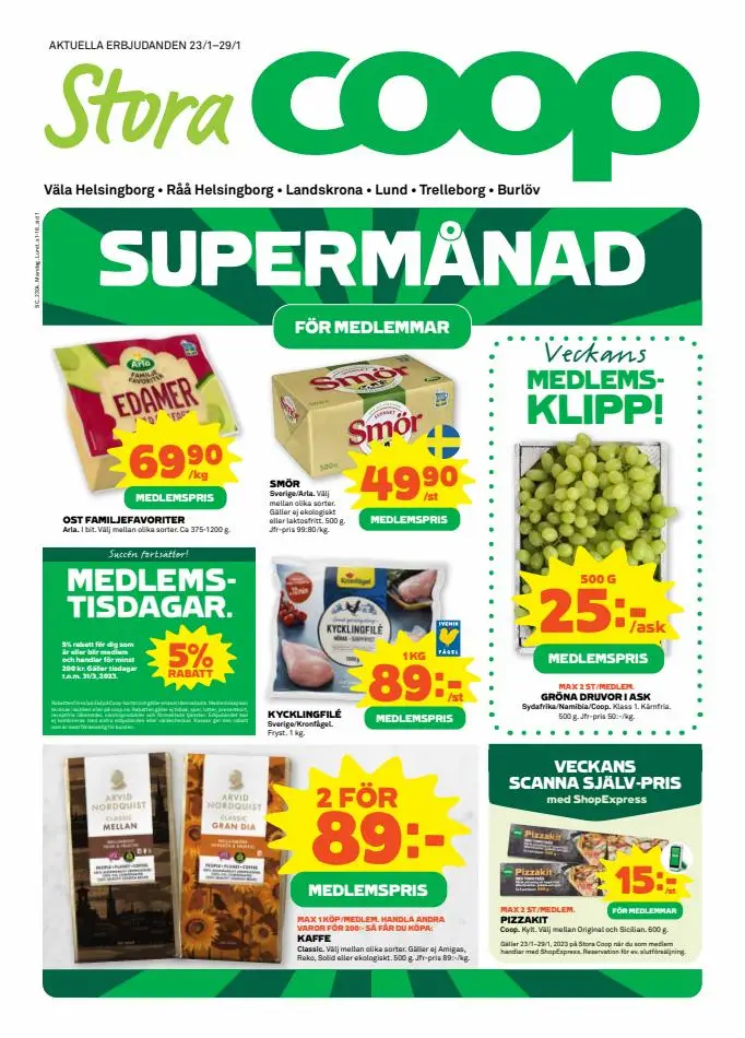 Stora Coop Erbjudanden - 1/16