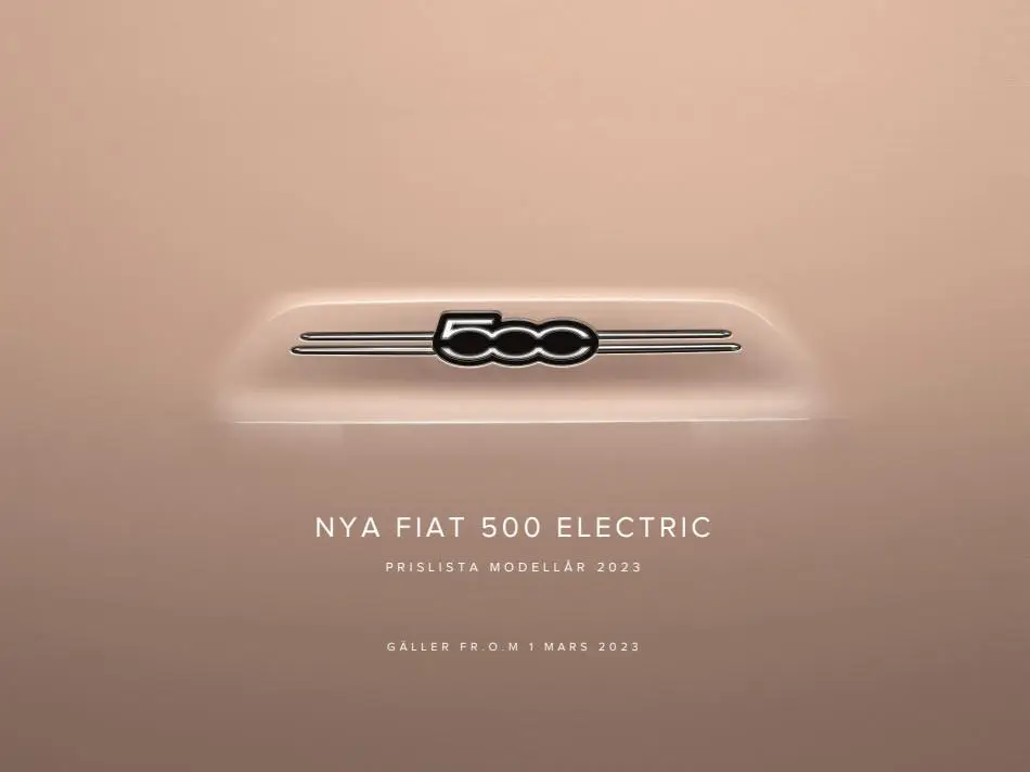 Nya Fiat 500 Electric 2023 - 1/16