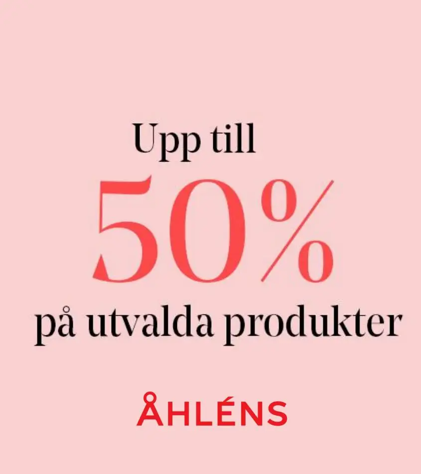 Up till 50% på utvalda produkter - 1/12