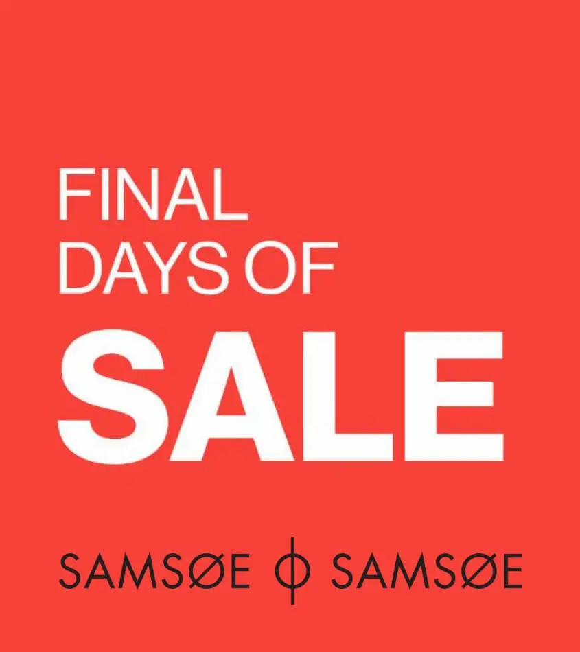 Final Days of Sale - 1/12