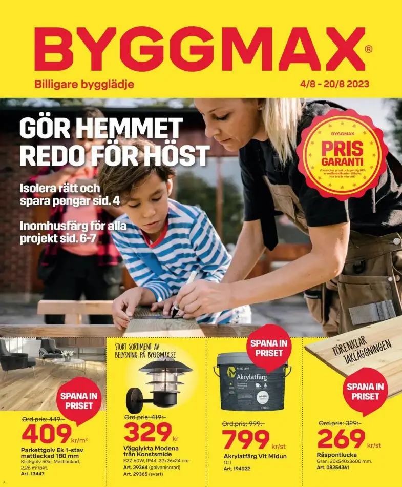 Byggmax Erbjudande Aktuella Kampanjer - 1/8