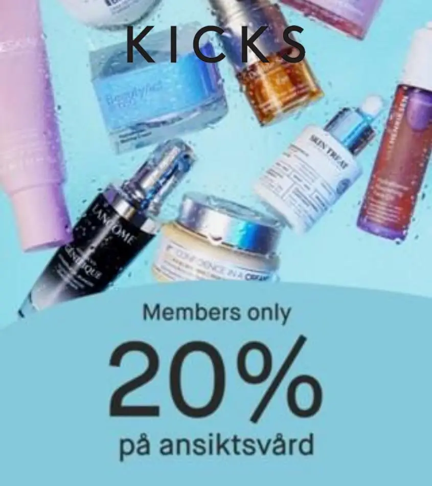 20% på ansiktsvård - 1/12