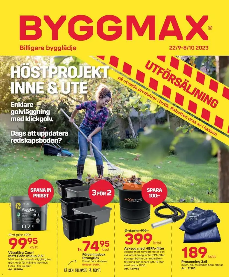 Byggmax Erbjudande Aktuella Kampanjer - 1/8