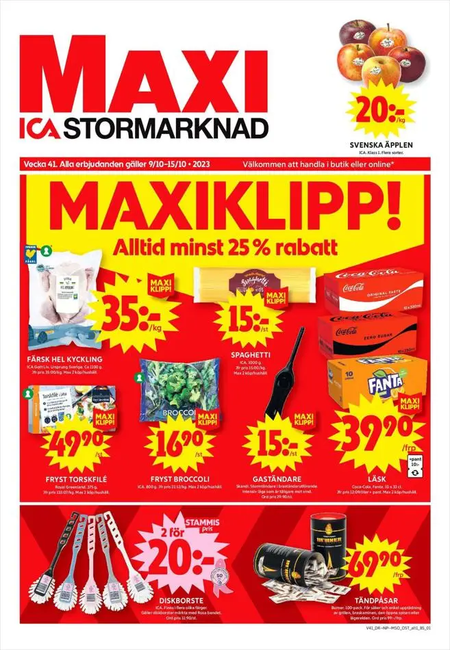 ICA Maxi Erbjudanden - 1/10