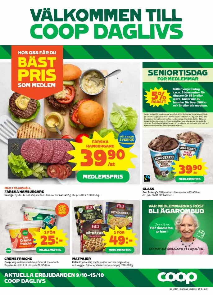 Coop Daglivs reklamblad - 1/8