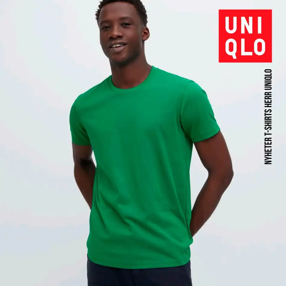 Nyheter T-Shirts Herr Uniqlo  - 1/12