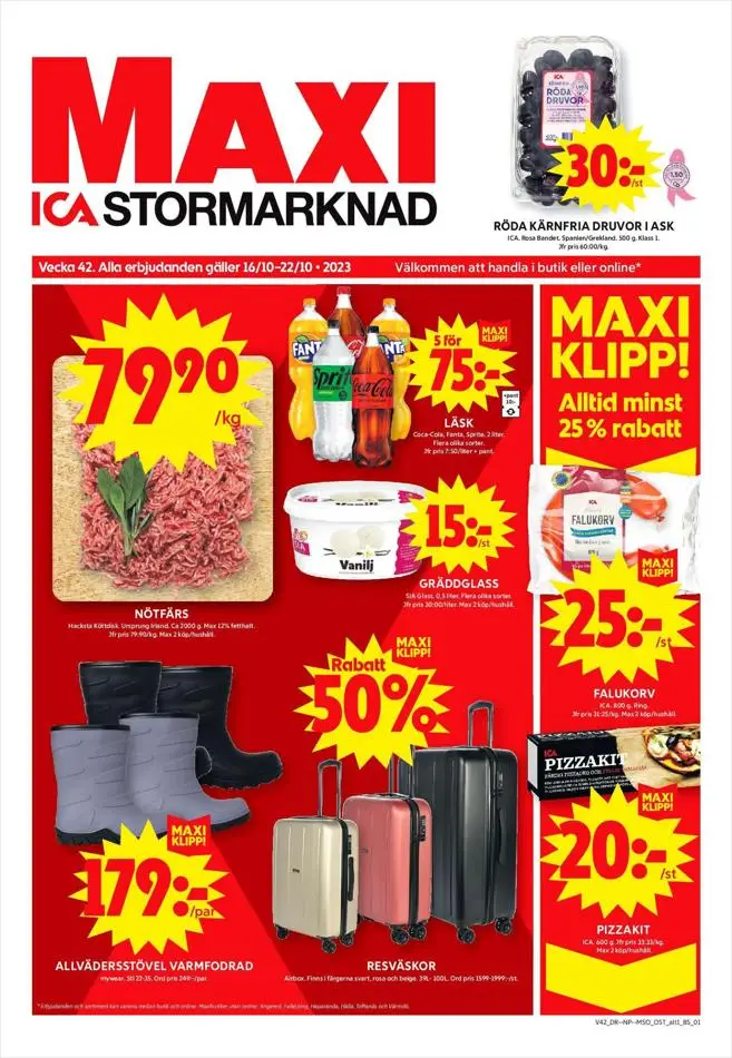 ICA Maxi Erbjudanden - 1/10