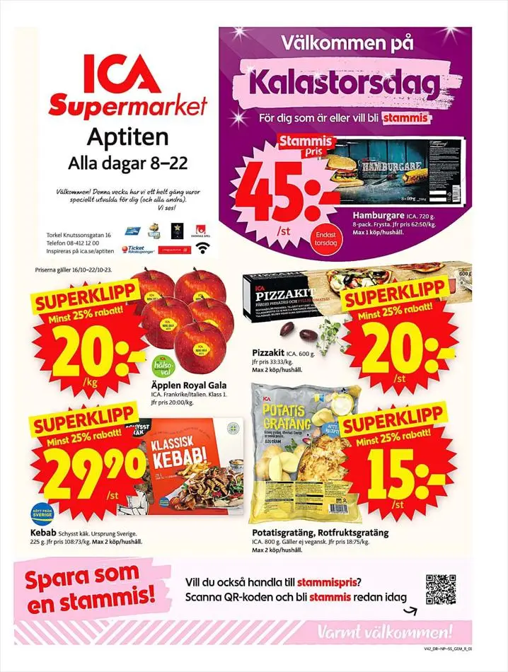 ICA Supermarket Erbjudanden - 1/12