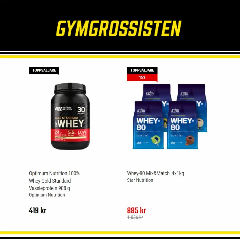 Gymgrossisten Populära produkter - 1/10