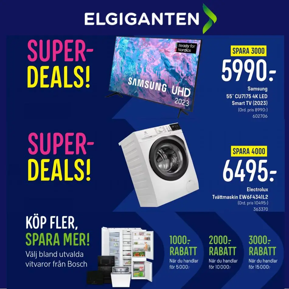 El Giganten Veckans superdeals - 1/10