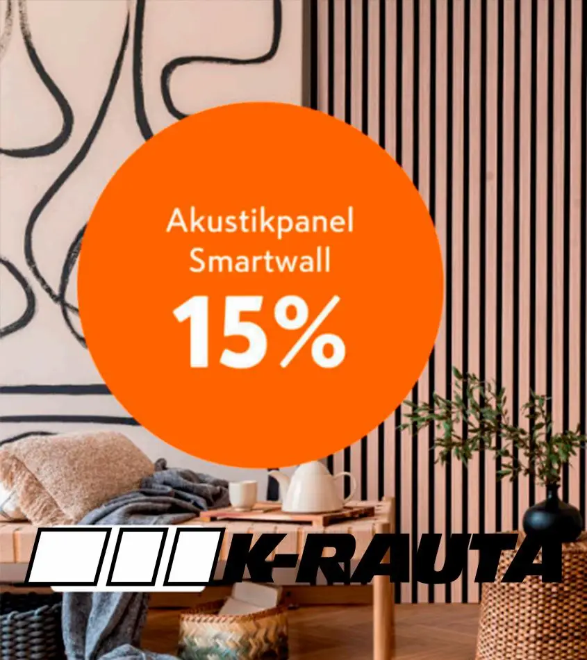 Akustikpanel Smartwall 15% - 1/8