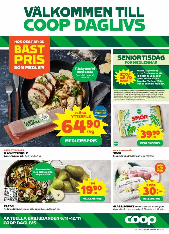 Coop Daglivs reklamblad - 1/8