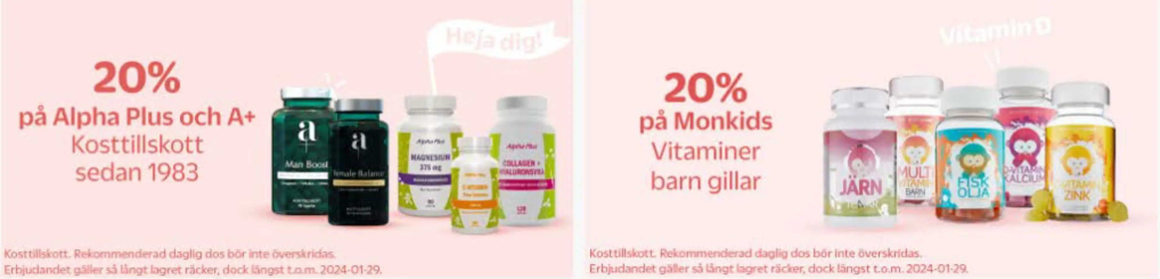 Apotea Erbjudande 20-25 % off . - 1/4