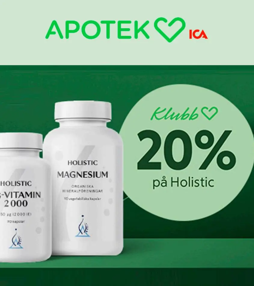 Vad saknar du? 20% på Holistic - 1/8