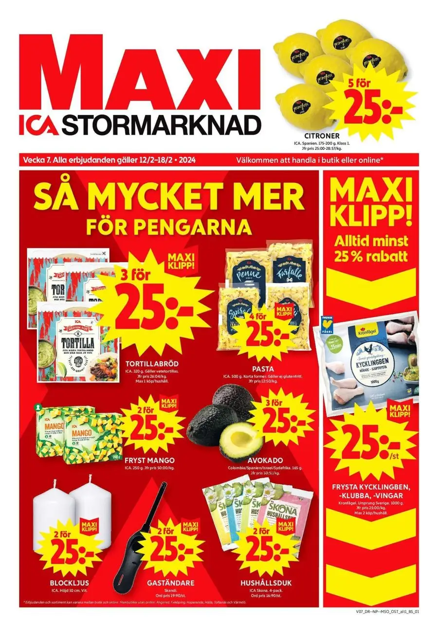 ICA Maxi Erbjudanden - 1/10