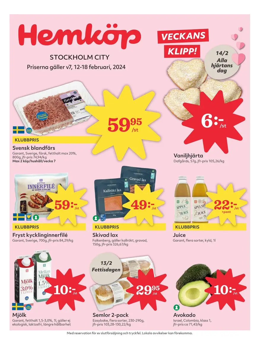 Hemköp Erbjudanden - 1/8