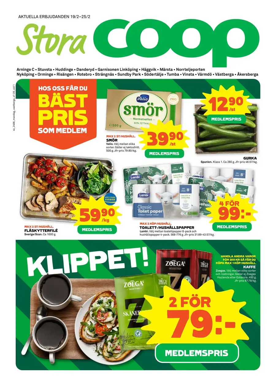 Stora Coop Erbjudanden - 1/20