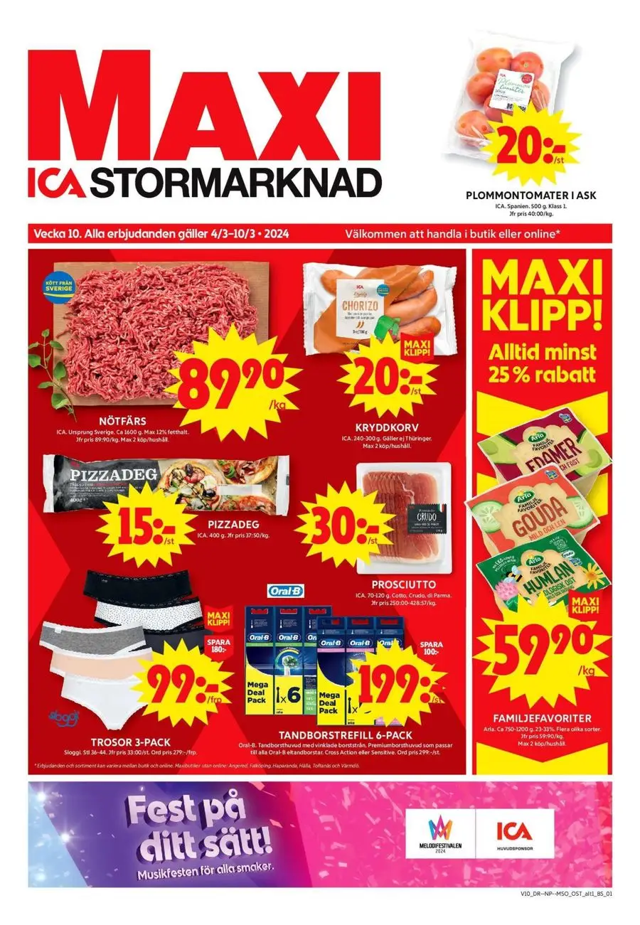 ICA Maxi Erbjudanden - 1/12