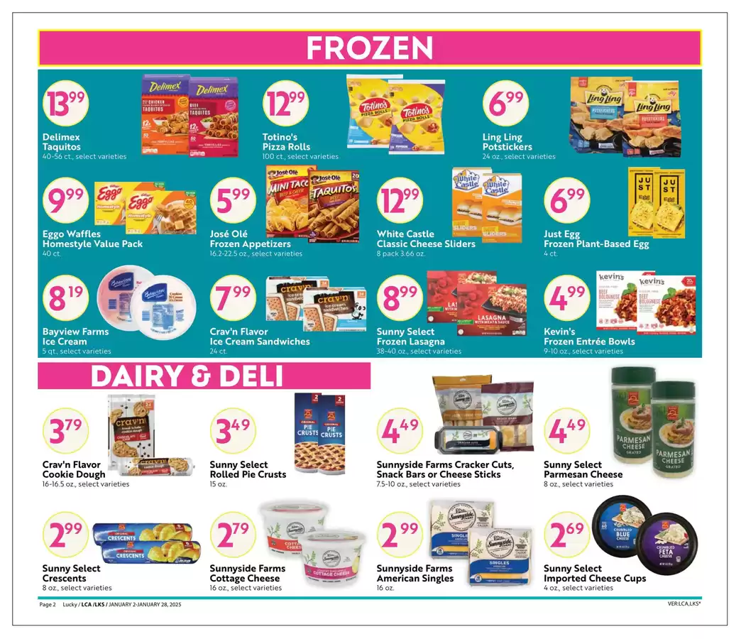 Lucky Supermarkets: Current special promotions 02.01.2025/28.01.2025 ...