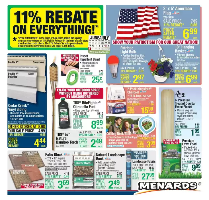 Menards United States — Product catalog, promotions and discounts