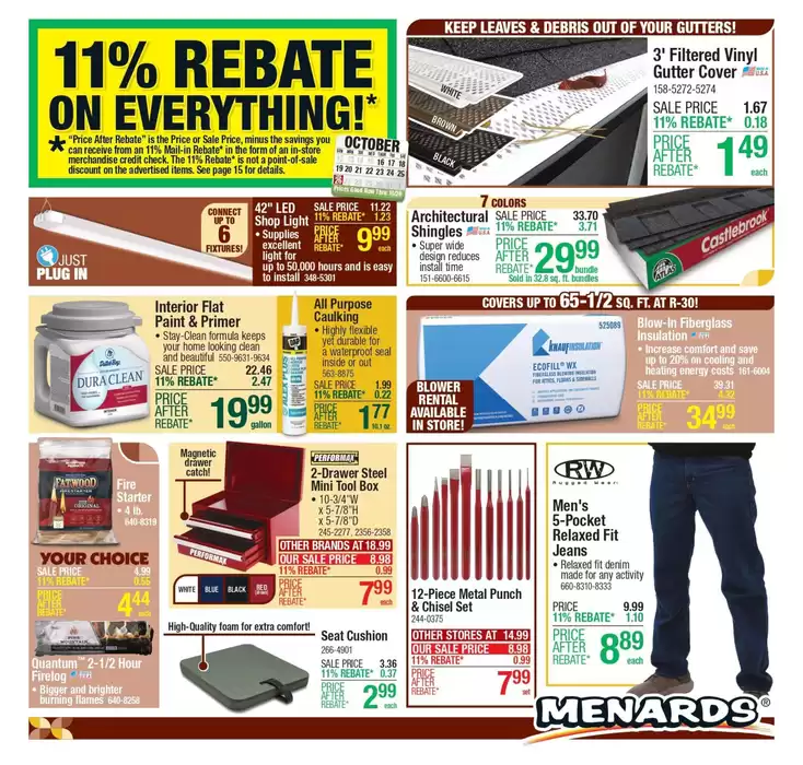 Menards United States — Product catalog, promotions and discounts