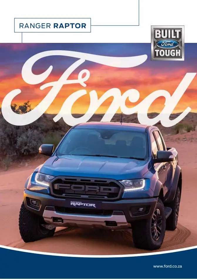 Ford Ranger Raptor Brochure.pdf Ford: Ford Ranger Raptor 09.03.2022/07.01.2024 | Catalogium South Africa