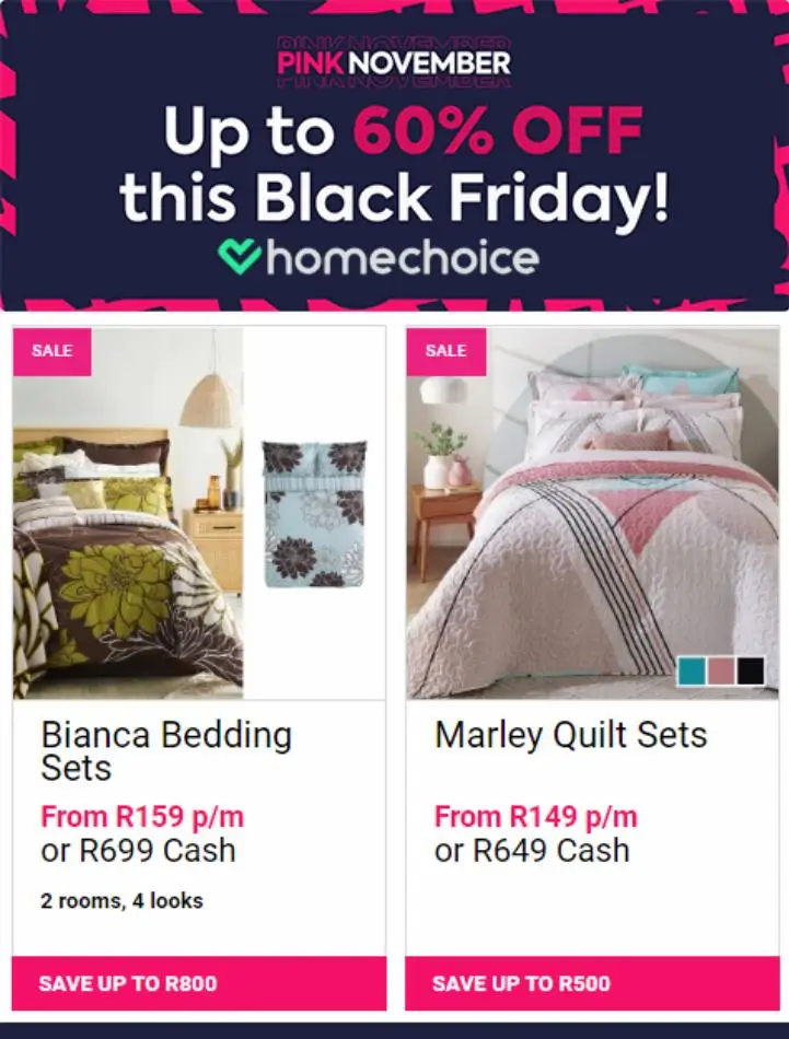 HomeChoice South Africa — Product catalog, promotions and discounts ...