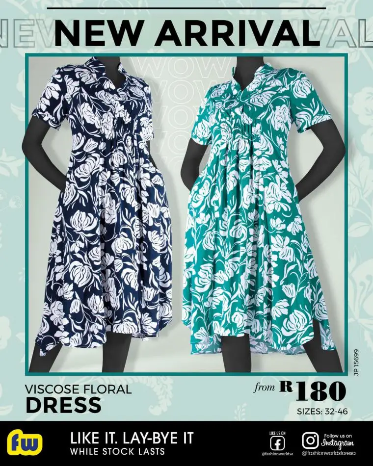 Fashion World South Africa — Product catalog, promotions and discounts