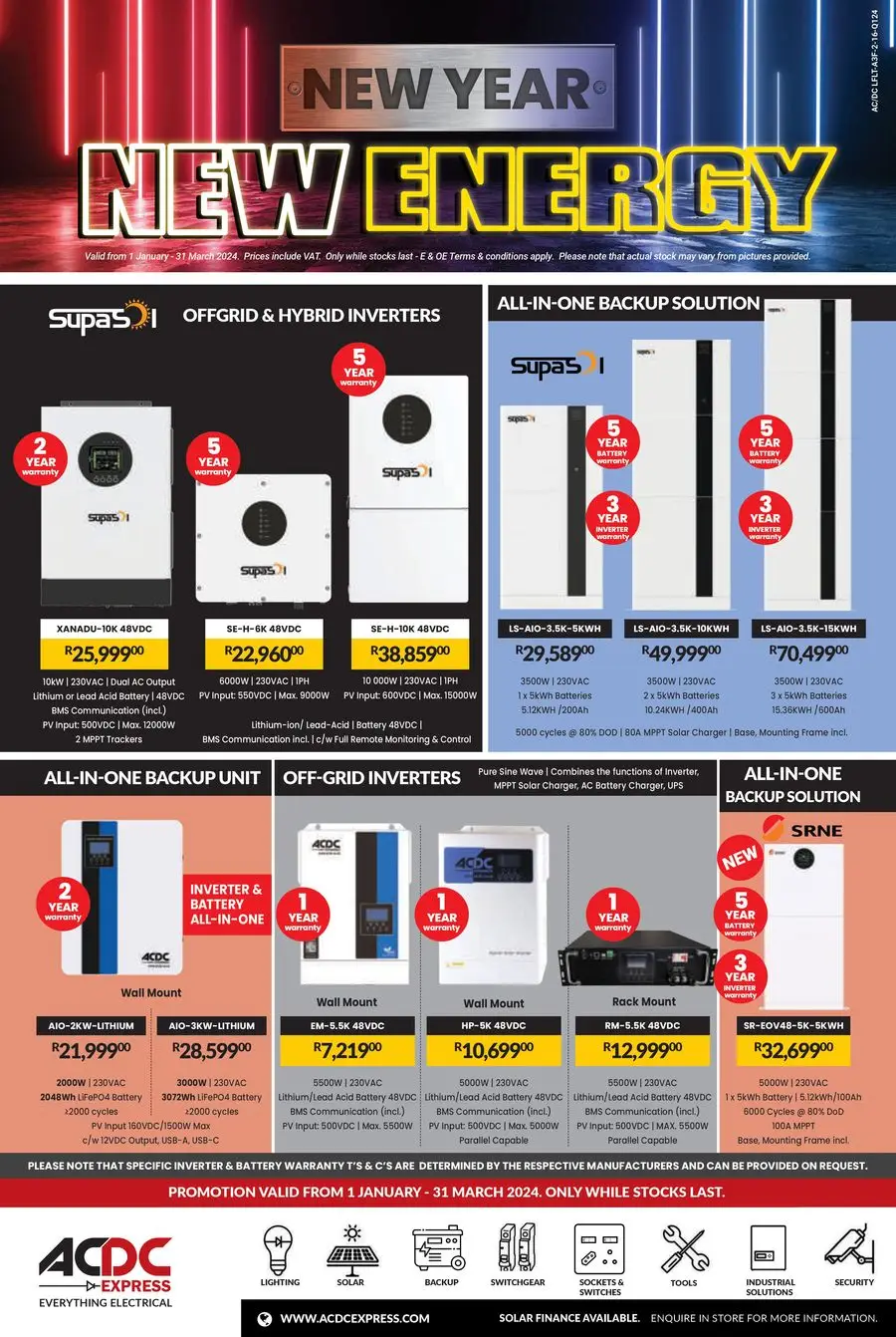 ACDC Express South Africa — Product catalog, promotions and discounts ...