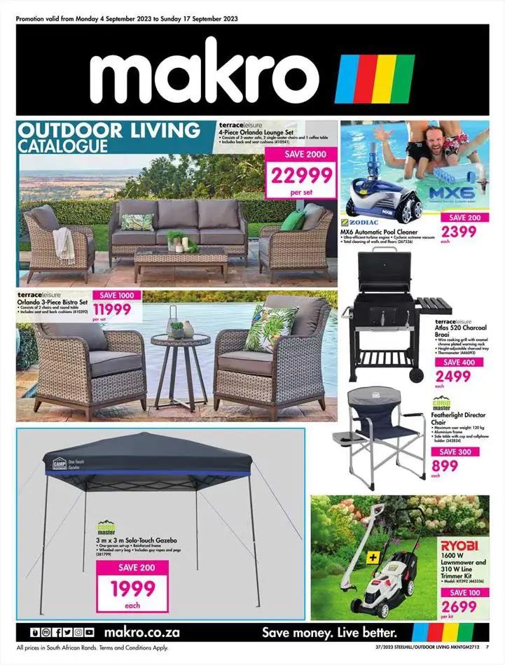 Makro patio furniture specials hotsell
