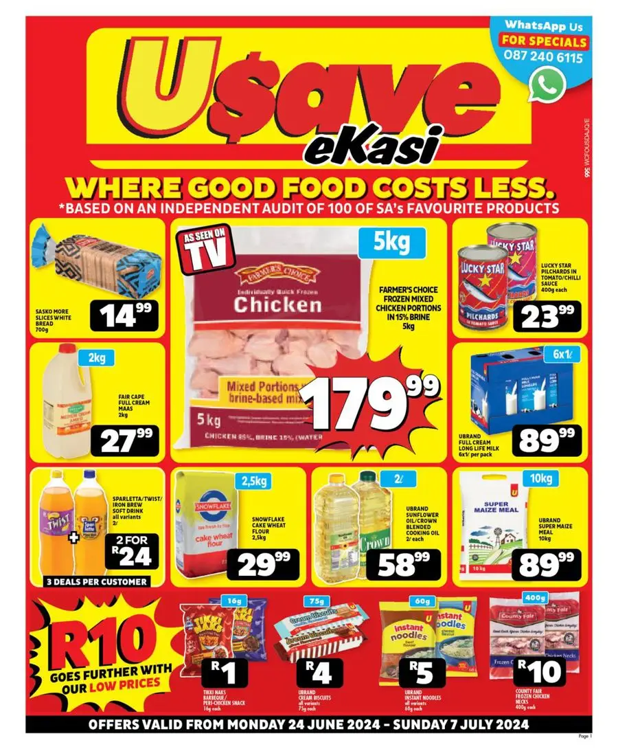 Usave South Africa Product Catalog Promotions And Discounts 