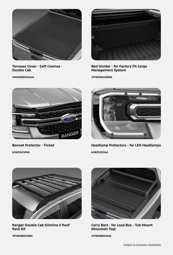Ford Ranger Raptor Brochure.pdf MAC Cosmetics: Ford Ranger Raptor - Accessory Brochure 09.04.2025/09.04 ...