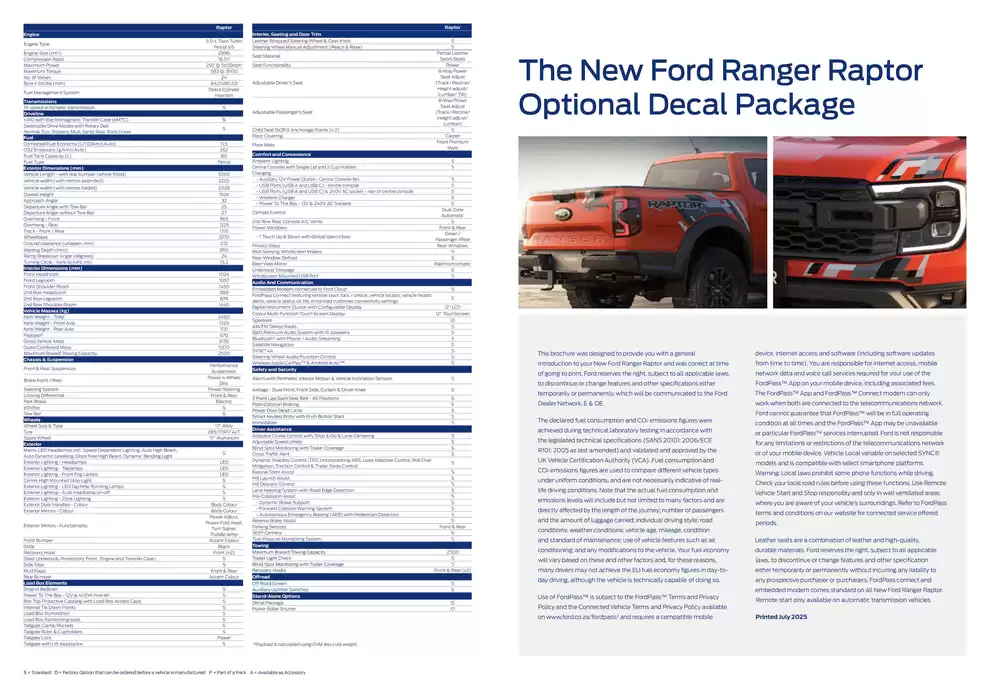 Ford Ranger Raptor Brochure.pdf MAC Cosmetics: Ford Ranger Raptor - Brochure 28.07.2025/31.07.2026 ...